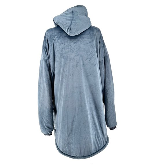 The Comfy Original The Blanket You Wear Blue Fleece Lined - Picture 5 of 9